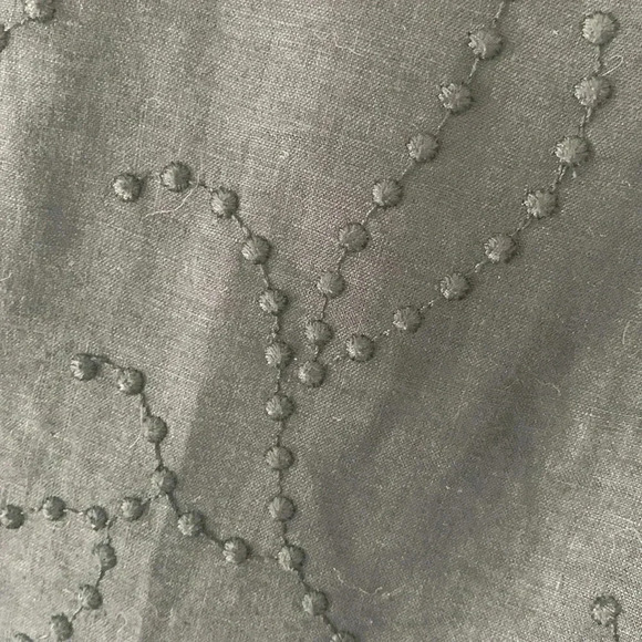 Jones New York Black Linen Blouse Size Large - Picture 7 of 10